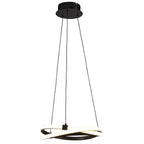 M5394 Infinity Pendant 30W LED Brown Oxide/White Acrylic
