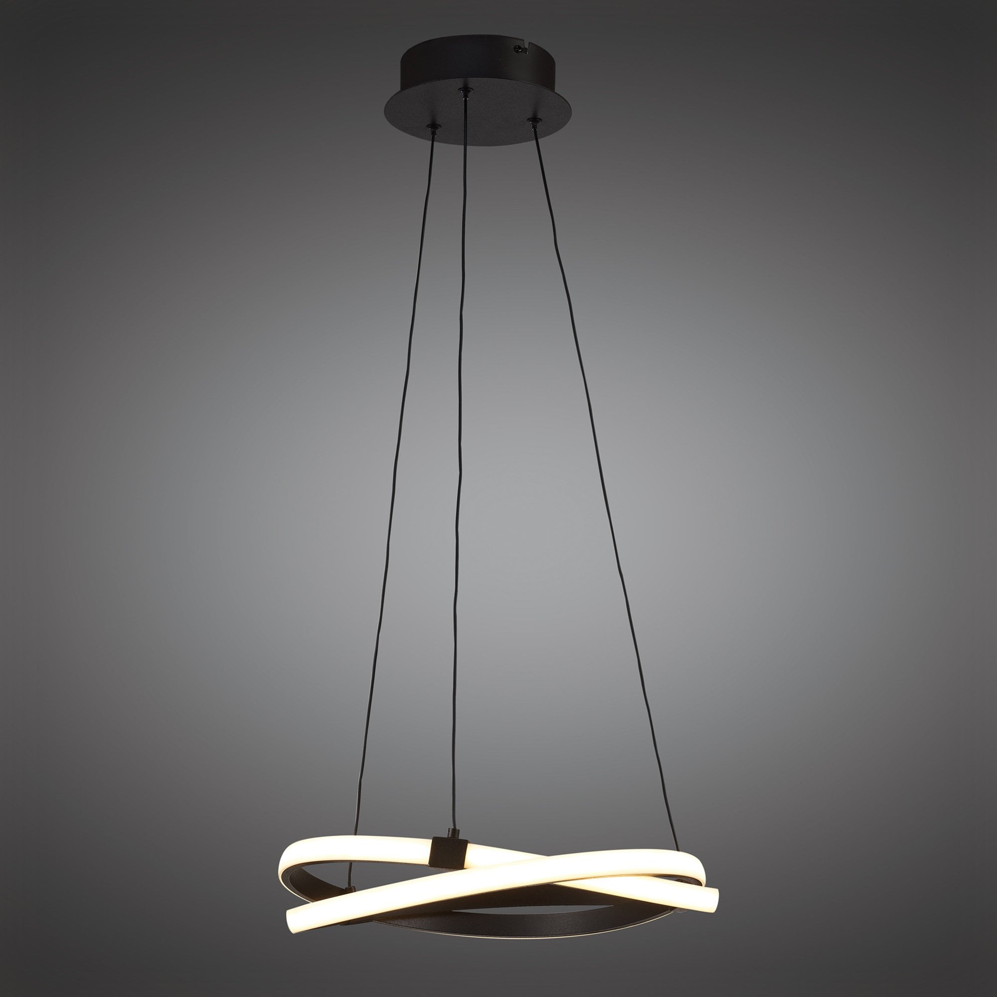 M5394 Infinity Pendant 30W LED Brown Oxide/White Acrylic