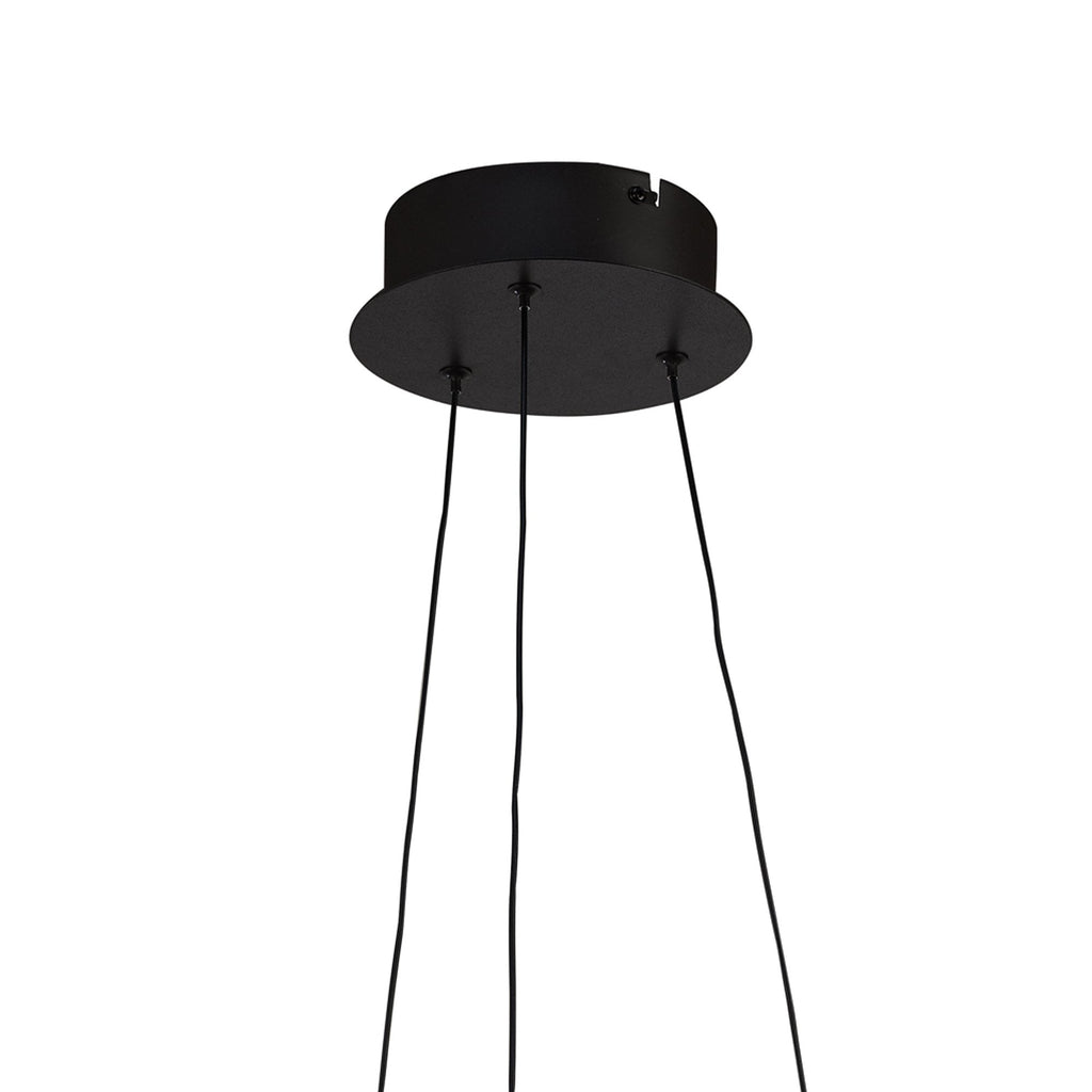 M5394 Infinity Pendant 30W LED Brown Oxide/White Acrylic