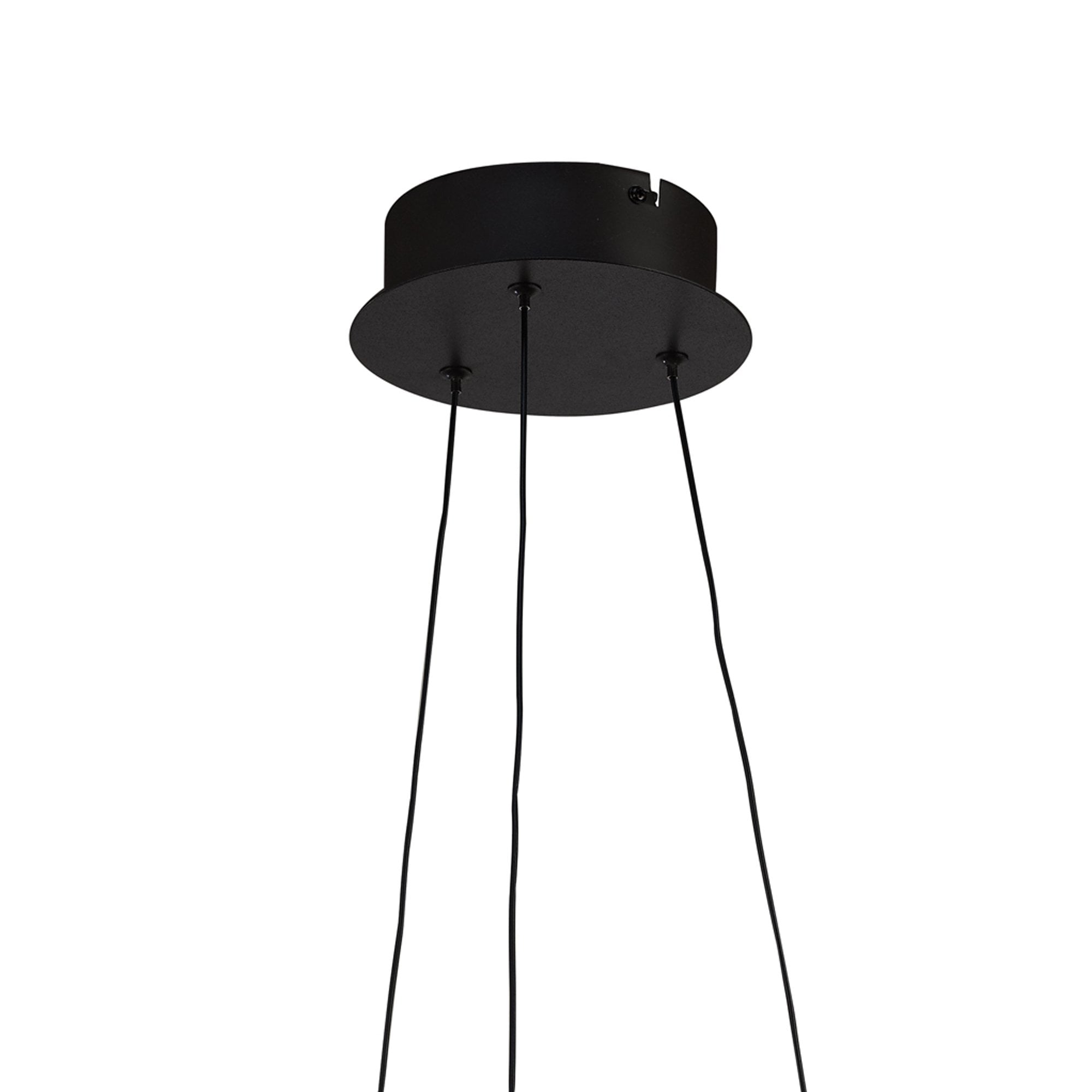 M5394 Infinity Pendant 30W LED Brown Oxide/White Acrylic