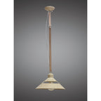 M5431 Industrial Ceiling 1 Light 40W E27 Medium Sand Metal Beige Belt