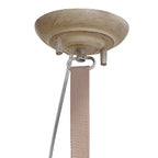 M5431 Industrial Ceiling 1 Light 40W E27 Medium Sand Metal Beige Belt