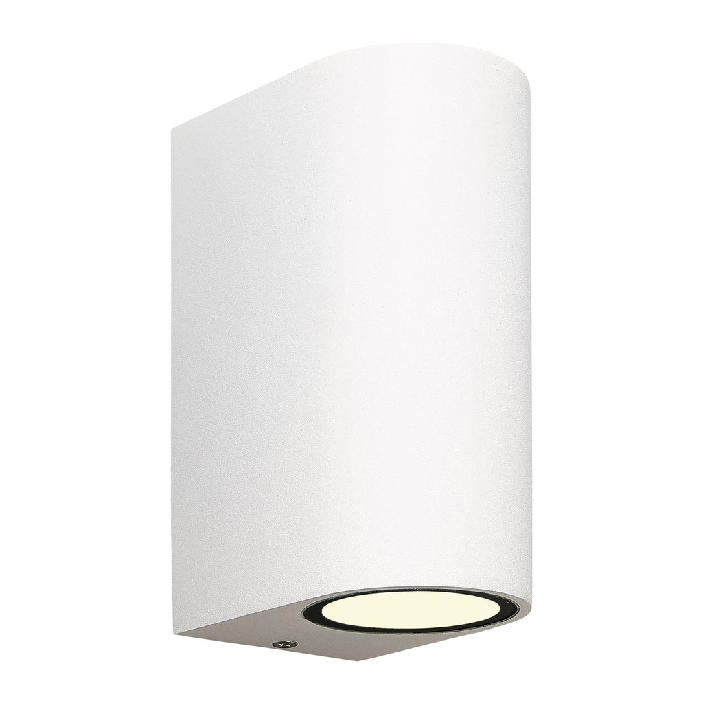 M6511 Kandanchu Outdoor Round Wall Lamp 2 Light Sand White