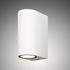 M6511 Kandanchu Outdoor Round Wall Lamp 2 Light Sand White
