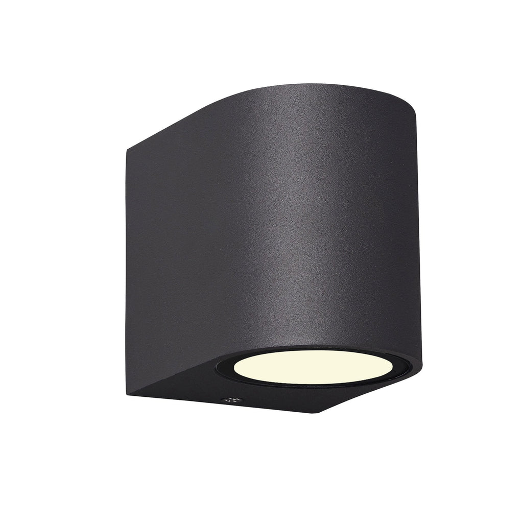 M6512 Kandanchu Outdoor Round Wall Lamp 1 Light Anthracite