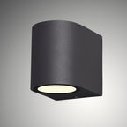 M6512 Kandanchu Outdoor Round Wall Lamp 1 Light Anthracite (S)