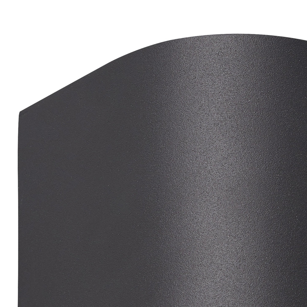 M6512 Kandanchu Outdoor Round Wall Lamp 1 Light Anthracite (S)