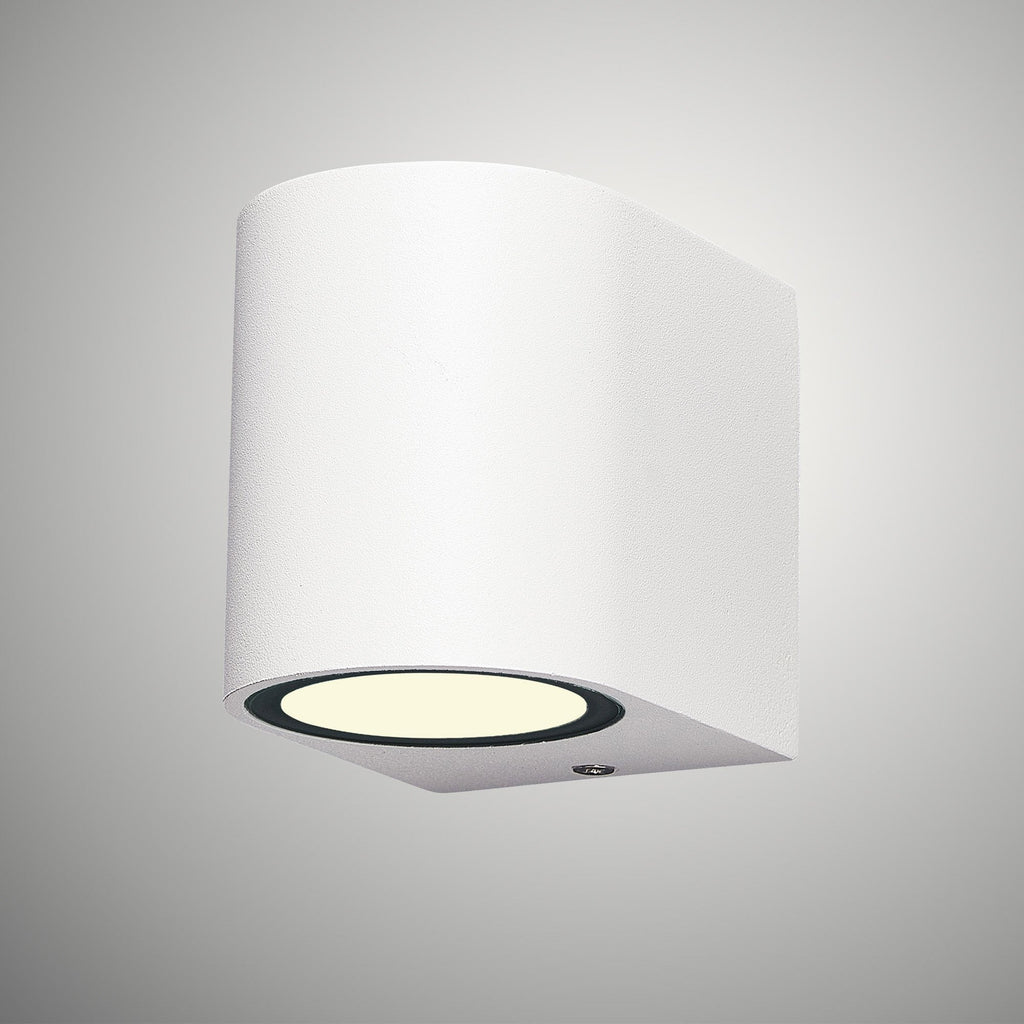 M6513 Kandanchu Outdoor Round Wall Lamp 1 Light Sand White