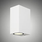 M6515 Kandanchu Outdoor Square Wall Lamp 2 Light Sand White