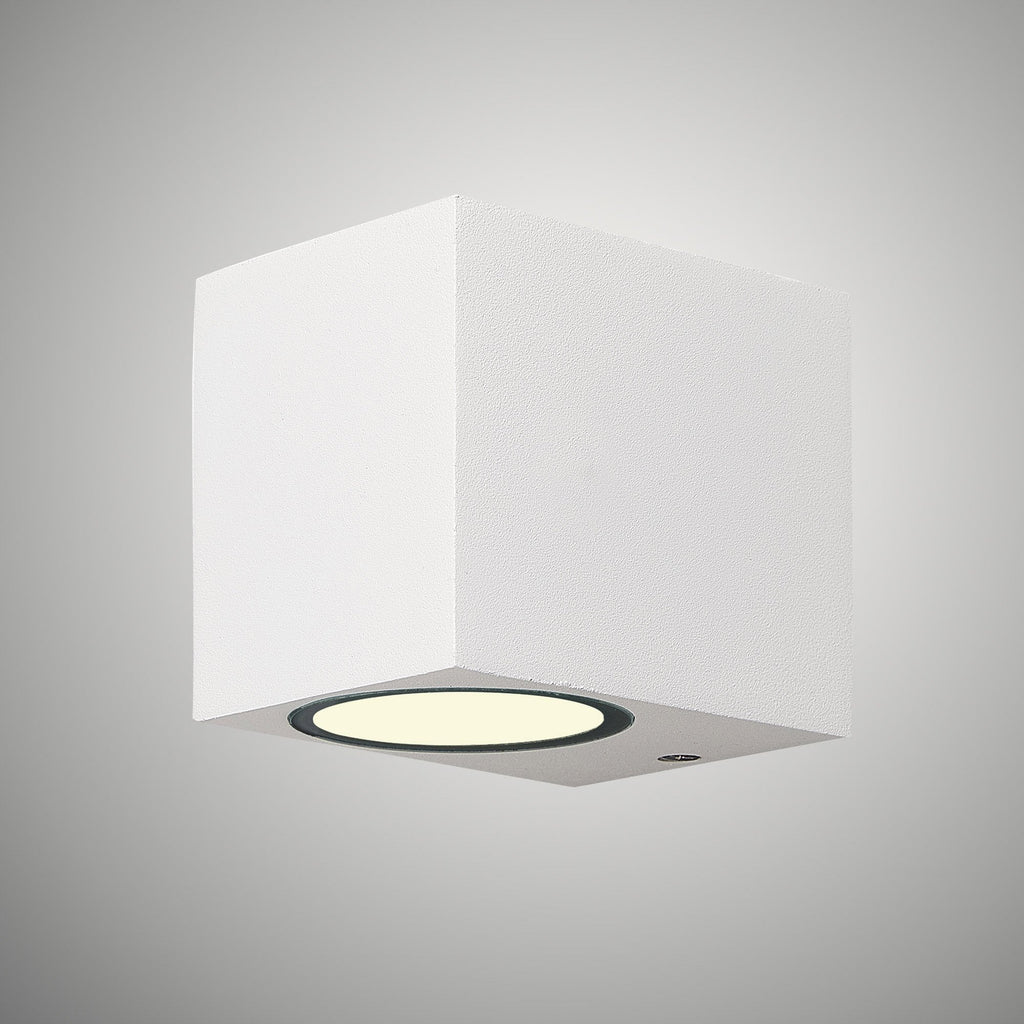 M6517 Kandanchu Outdoor Square Wall Lamp 1 Light Sand White