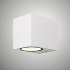M6517 Kandanchu Outdoor Square Wall Lamp 1 Light Sand White