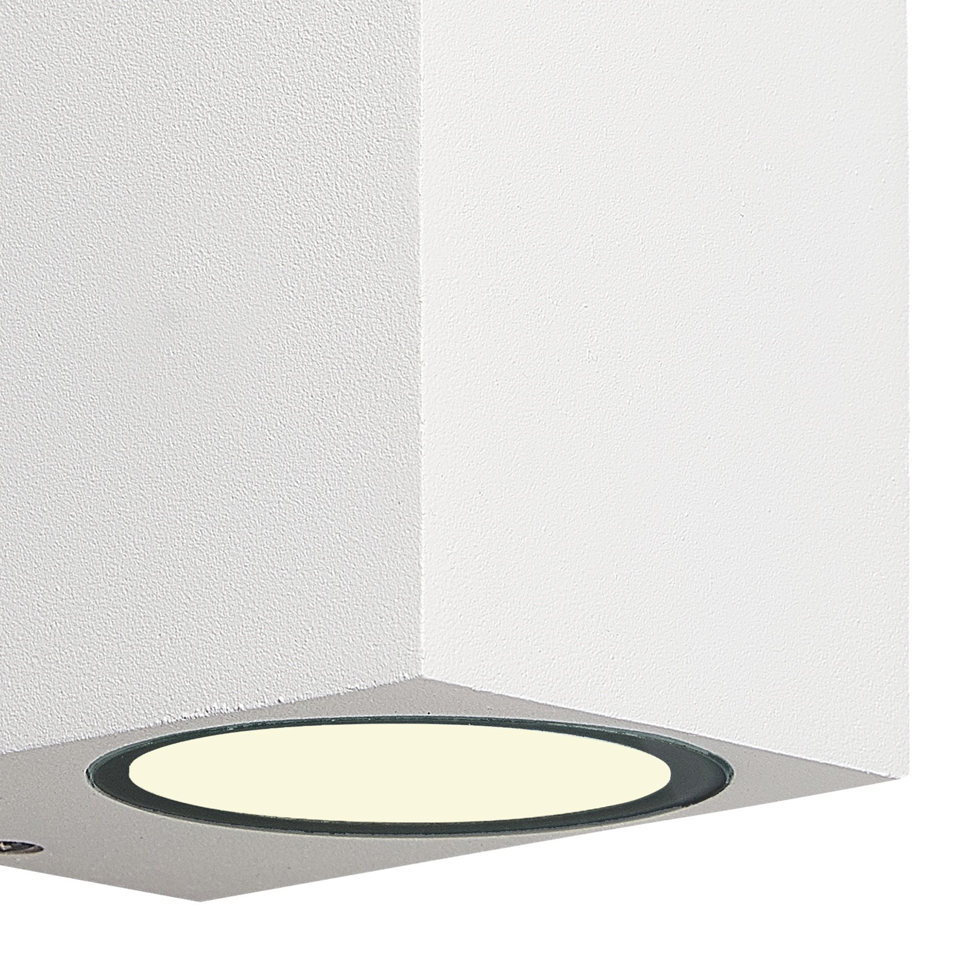 M6517 Kandanchu Outdoor Square Wall Lamp 1 Light Sand White