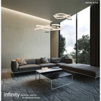 M6608 Infinity II Ceiling 42W LED Chrome