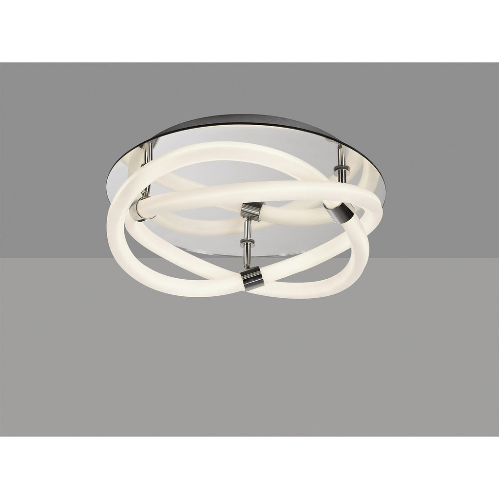 M6609 Infinity II Ceiling 30W LED Chrome/White Acrylic/Clear Mirror