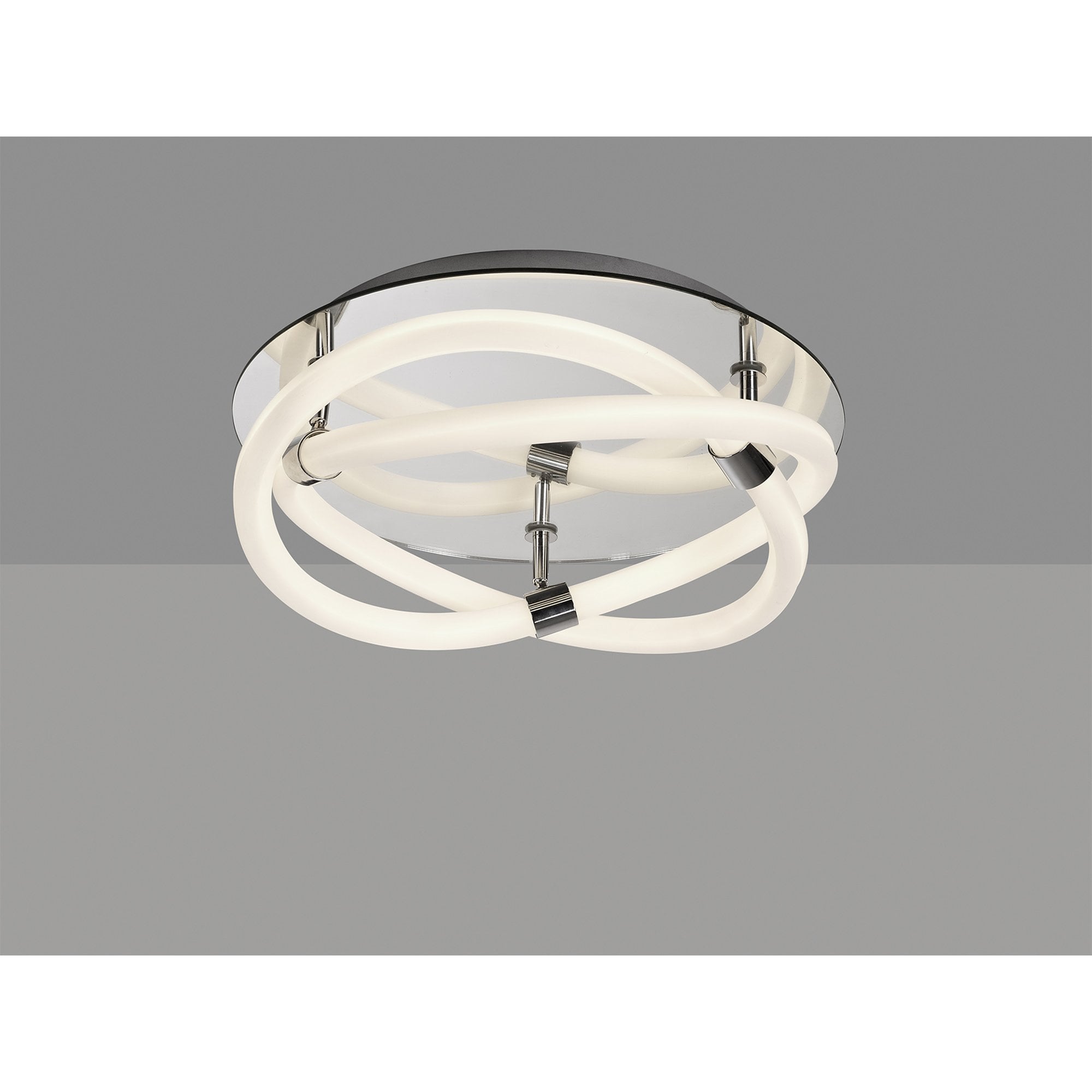 M6609 Infinity II Ceiling 30W LED Chrome/White Acrylic/Clear Mirror