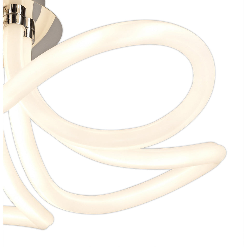 M6615 Knot II Ceiling 60W LED Chrome