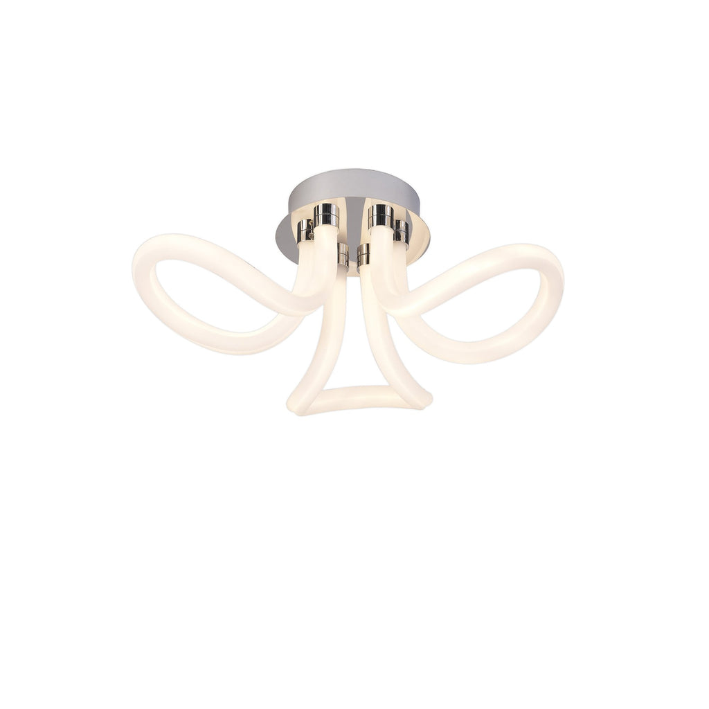 M6616 Knot II Ceiling 40W LED Chrome
