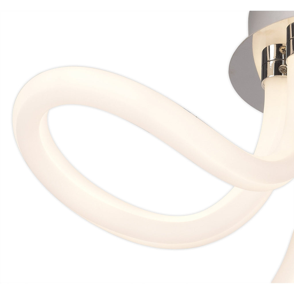 M6616 Knot II Ceiling 40W LED Chrome