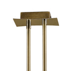 M0880AB Kromo Linear Telescopic 4 Light G9 Line Antique Brass