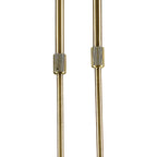 M0880AB Kromo Linear Telescopic 4 Light G9 Line Antique Brass