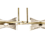 M0880AB Kromo Linear Telescopic 4 Light G9 Line Antique Brass