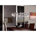 M0888 Kromo Telescopic 8 Light G9 Round Polished Chrome