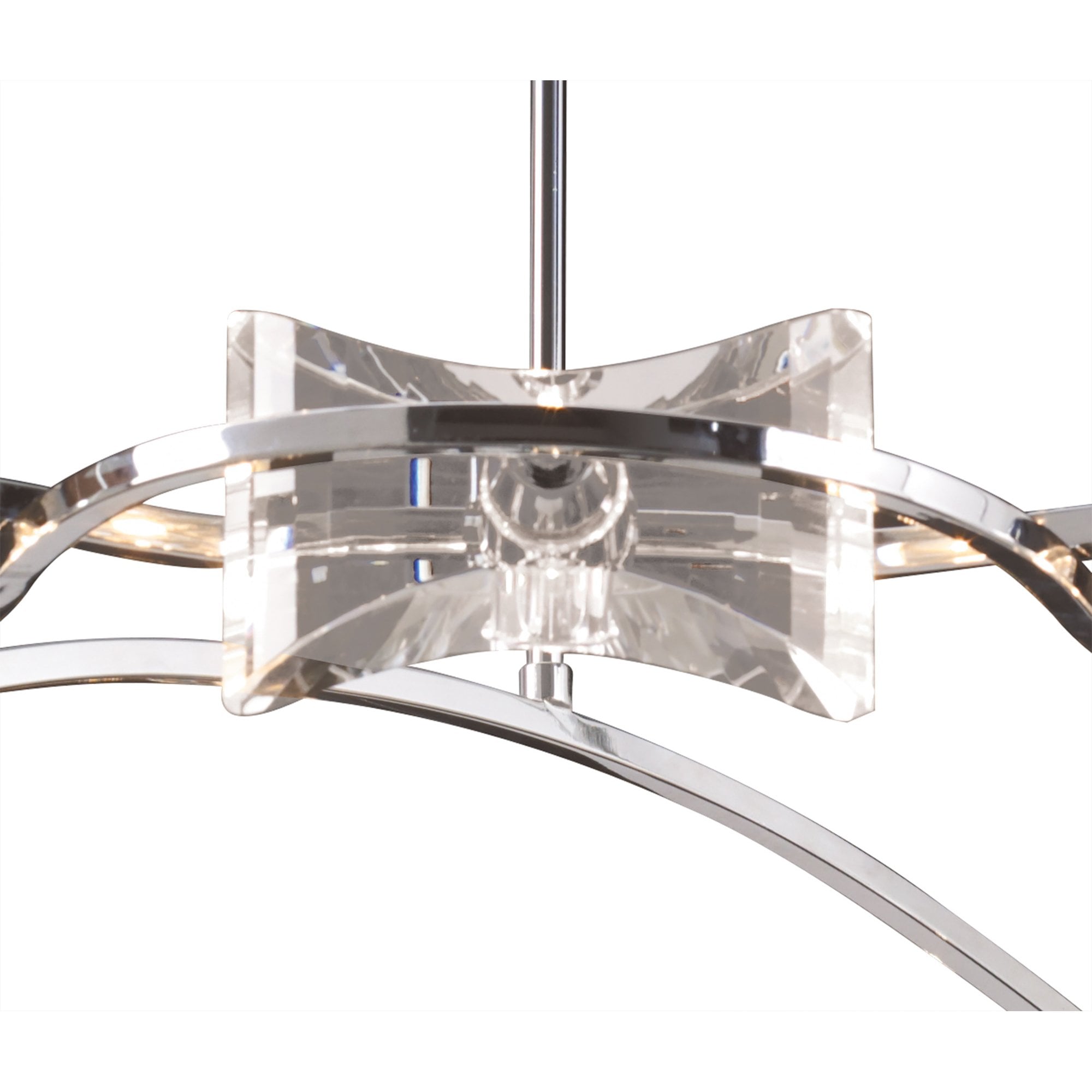 M0888 Kromo Telescopic 8 Light G9 Round Polished Chrome