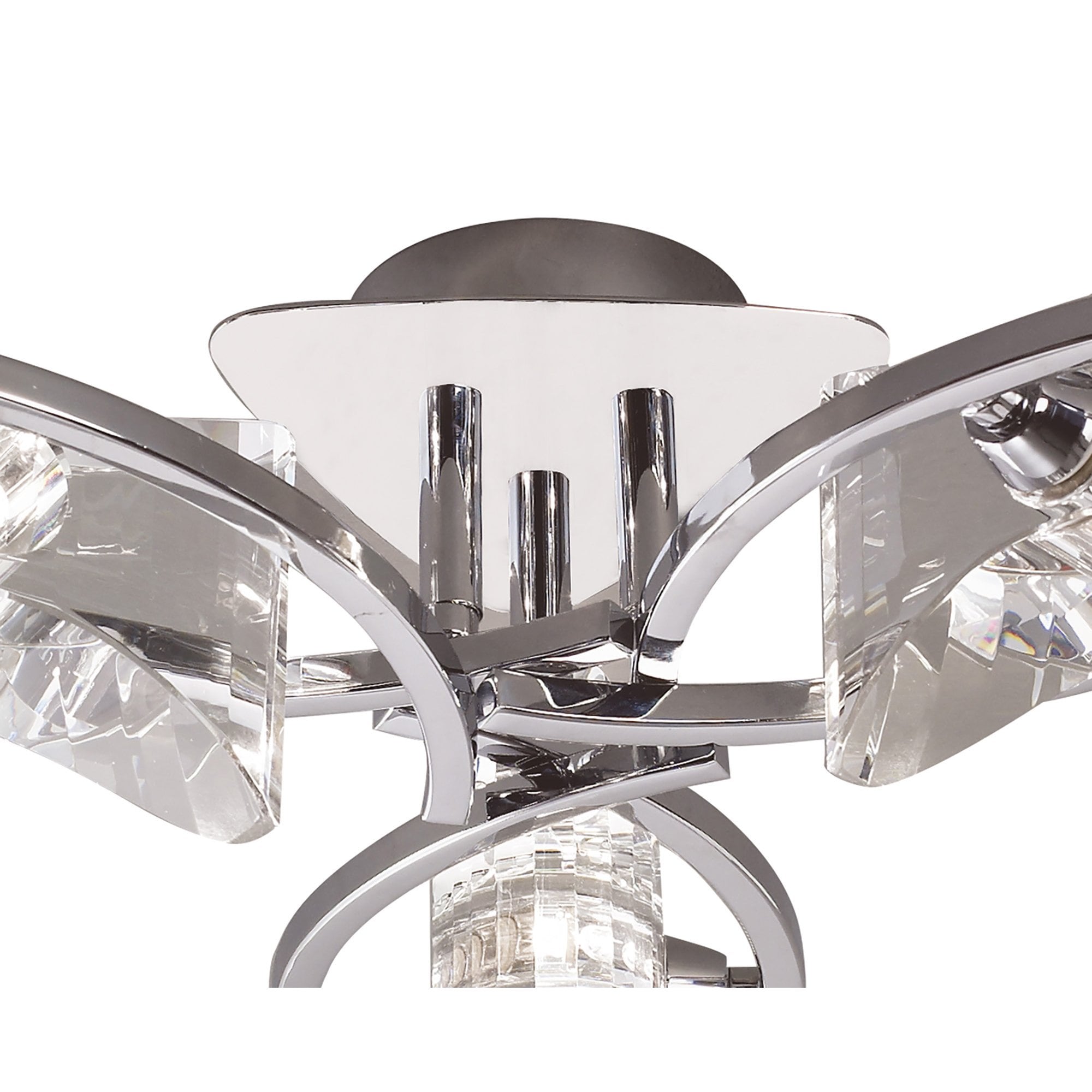 M0891 Kromo Ceiling 3 Light G9 Polished Chrome