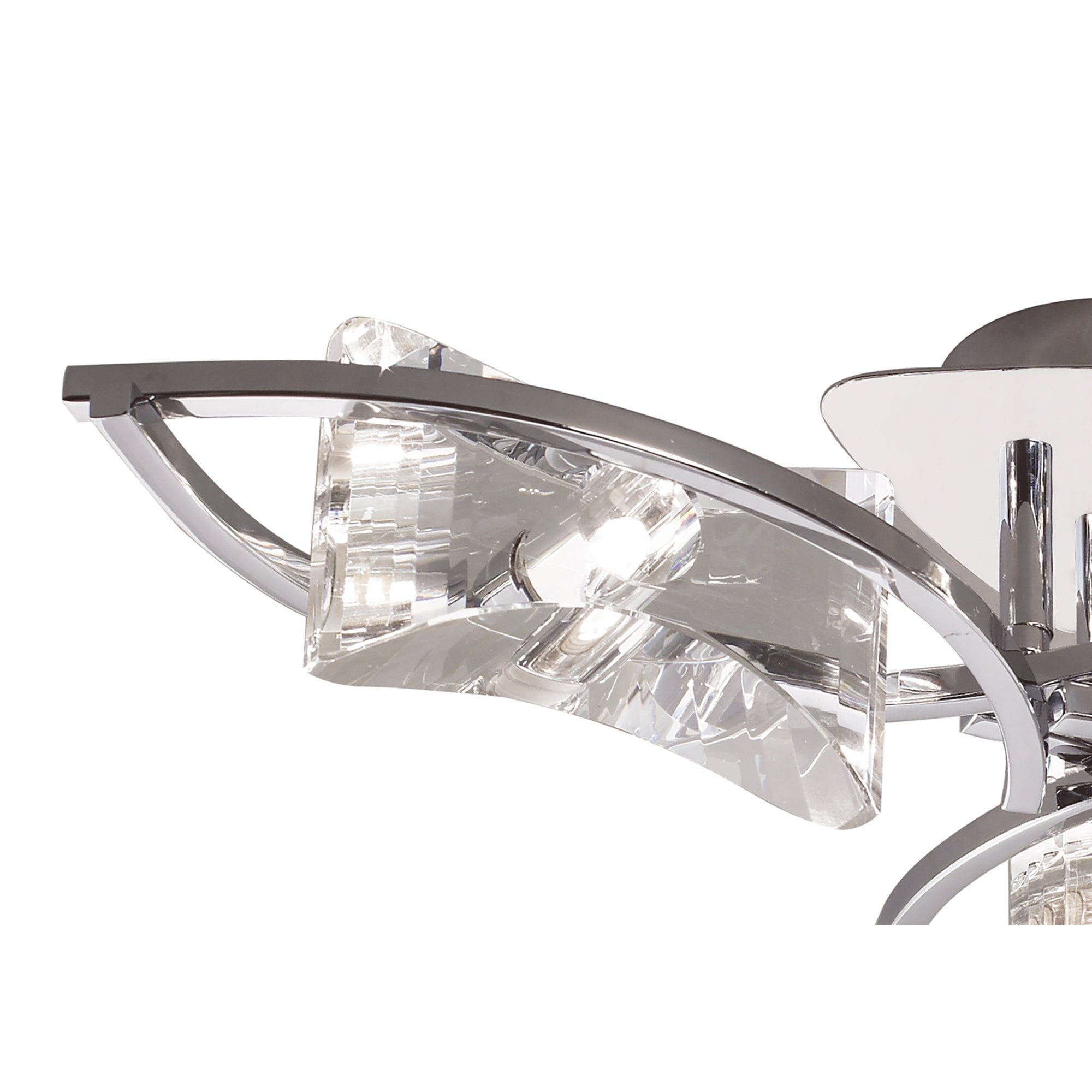 M0891 Kromo Ceiling 3 Light G9 Polished Chrome