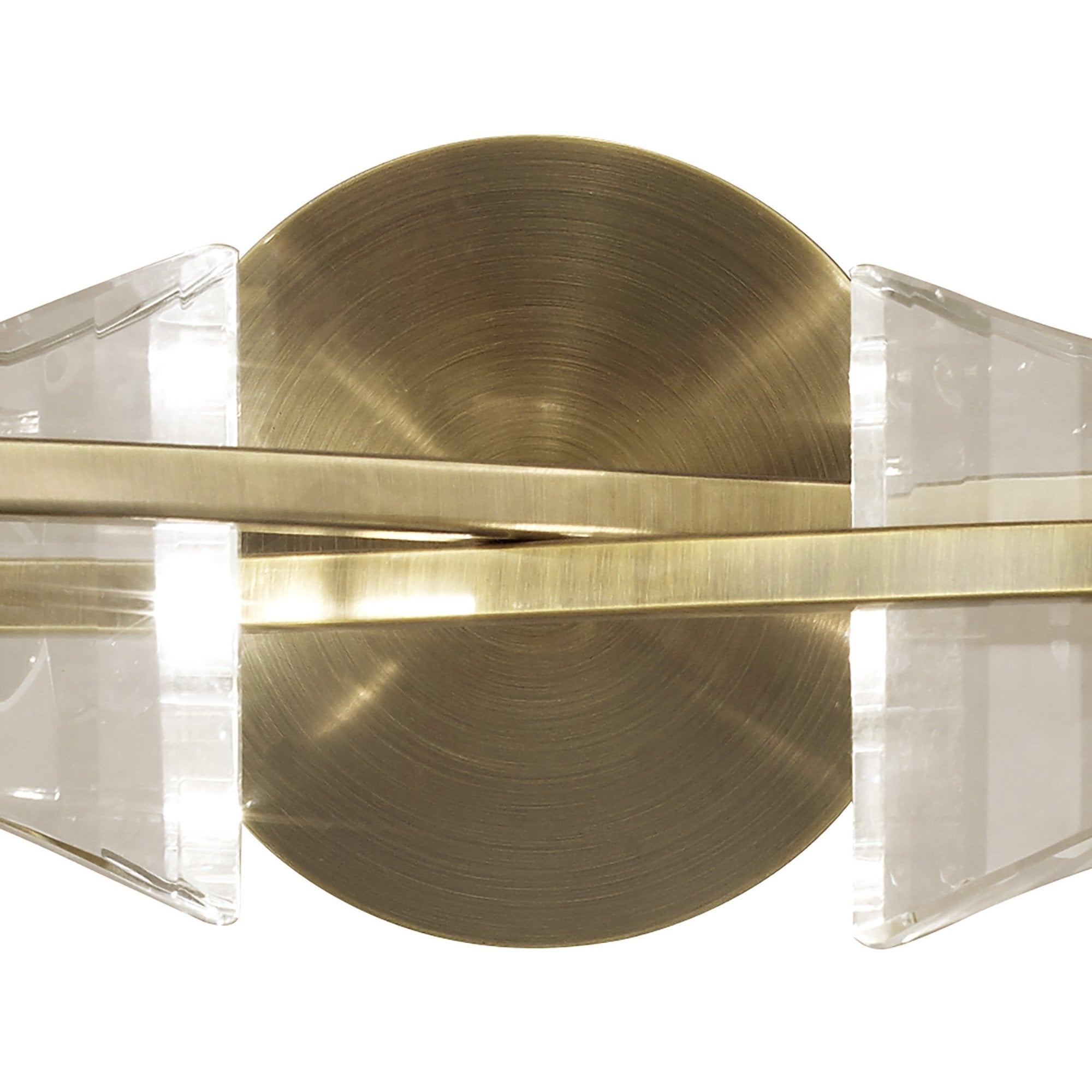 M0893AB/S Kromo Wall Lamp Switched 2 Light G9 Antique Brass