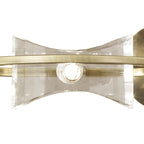 M0893AB/S Kromo Wall Lamp Switched 2 Light G9 Antique Brass
