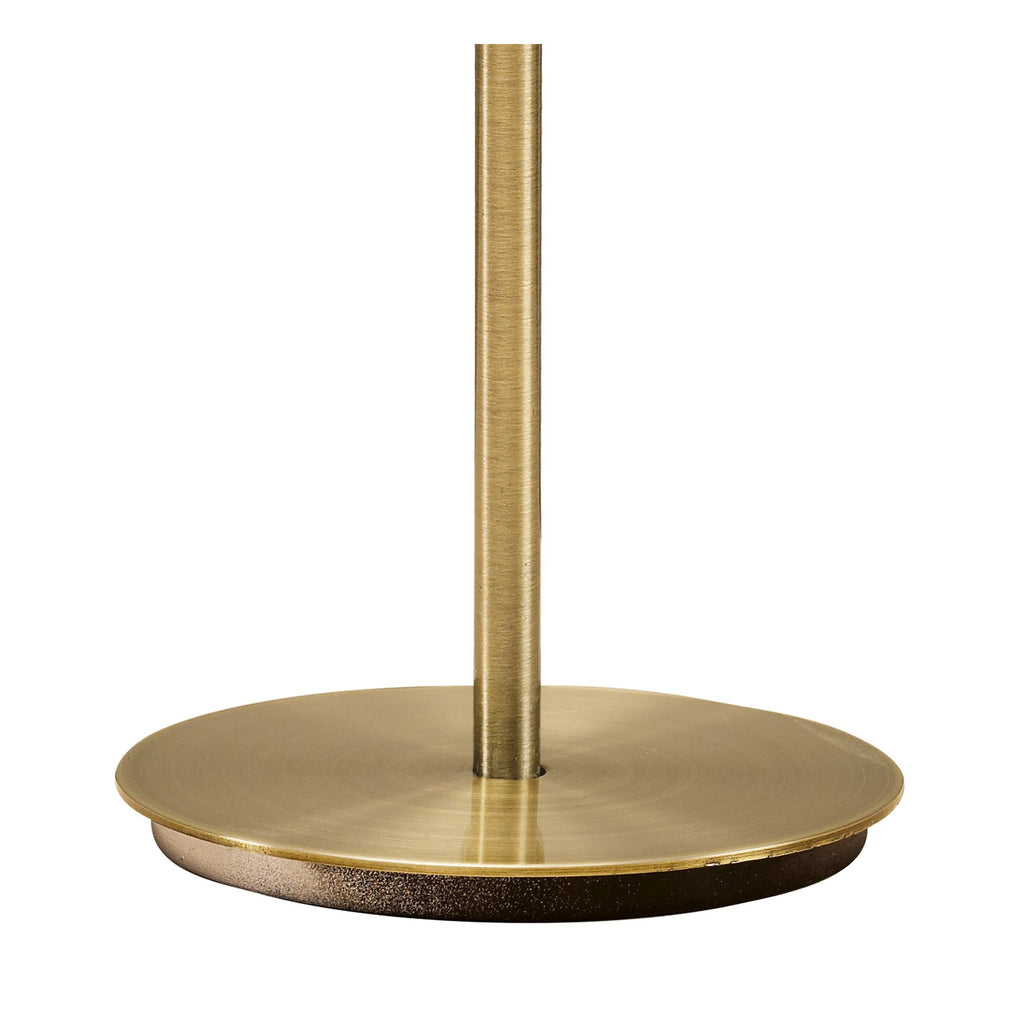 M0894AB Kromo Table Lamp 1 Light G9 Sraight Frame Antique Brass