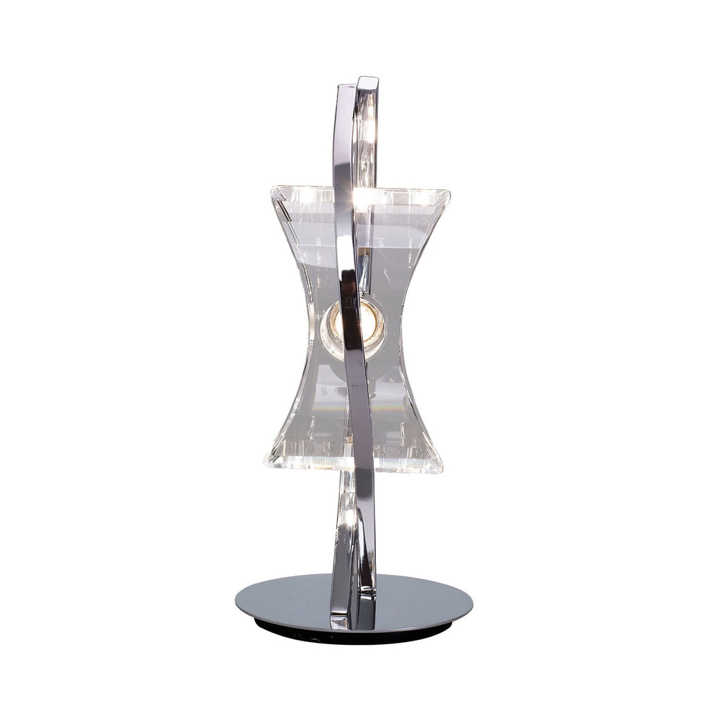 M0895 Kromo Table Lamp 1 Light G9 Looped Frame Polished Chrome
