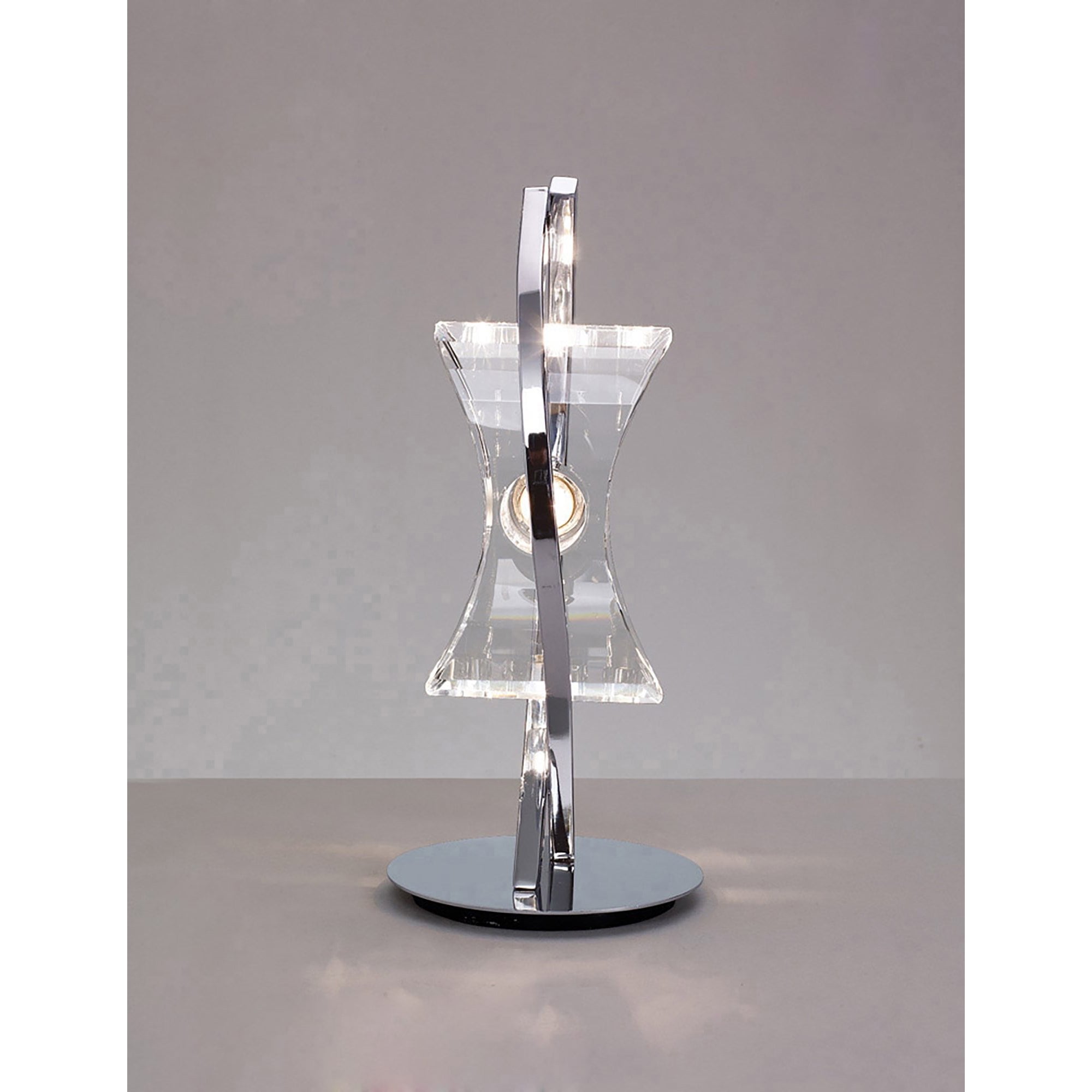 M0895 Kromo Table Lamp 1 Light G9 Looped Frame Polished Chrome