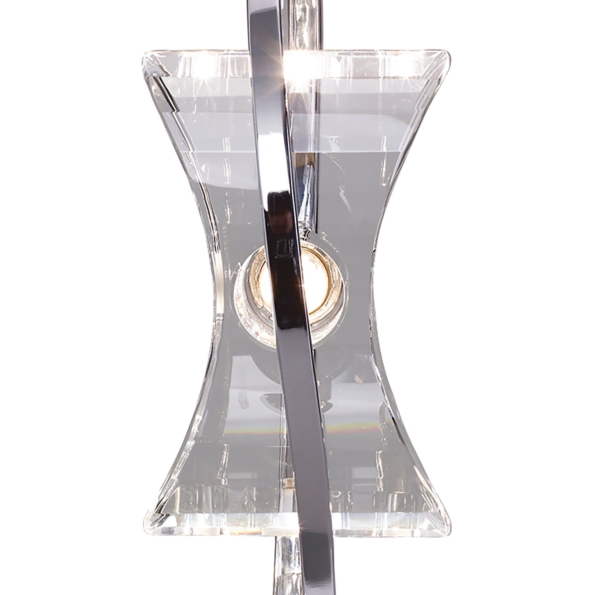 M0895 Kromo Table Lamp 1 Light G9 Looped Frame Polished Chrome