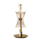 M0895AB Kromo Table Lamp 1 Light G9 Looped Frame Antique Brass