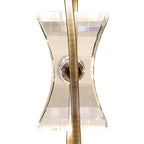 M0895AB Kromo Table Lamp 1 Light G9 Looped Frame Antique Brass