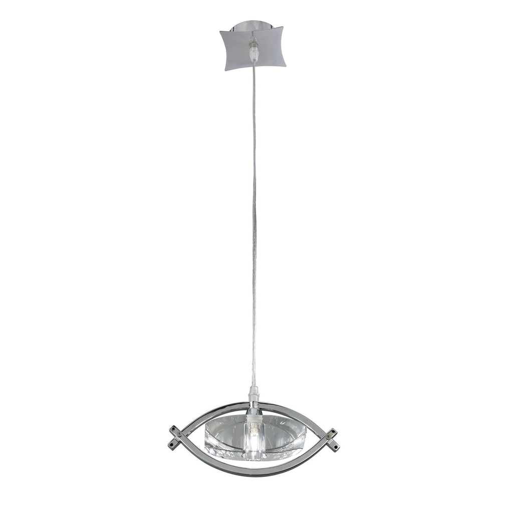 M0899 Kromo Pendant 1 Light G9 Polished Chrome