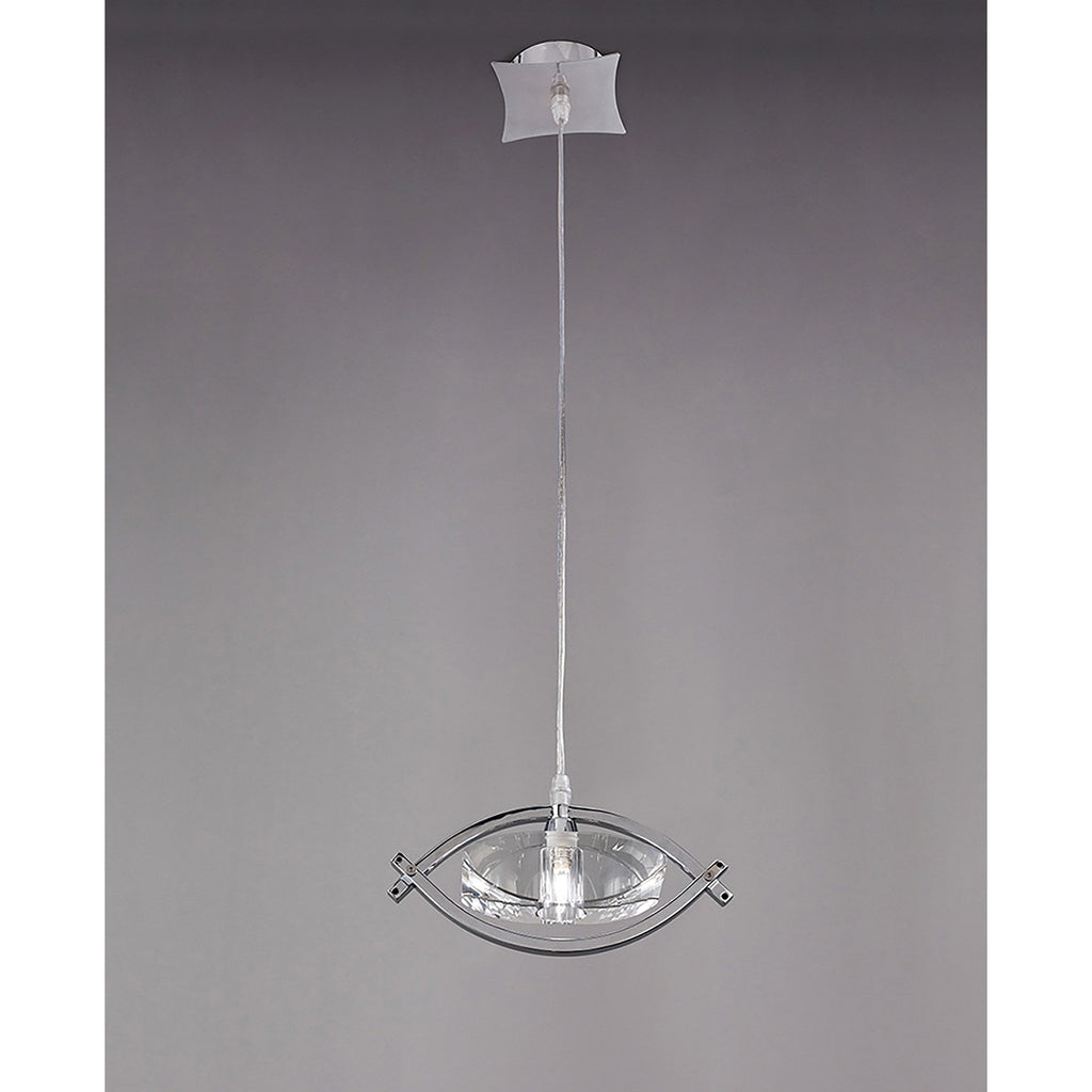 M0899 Kromo Pendant 1 Light G9 Polished Chrome