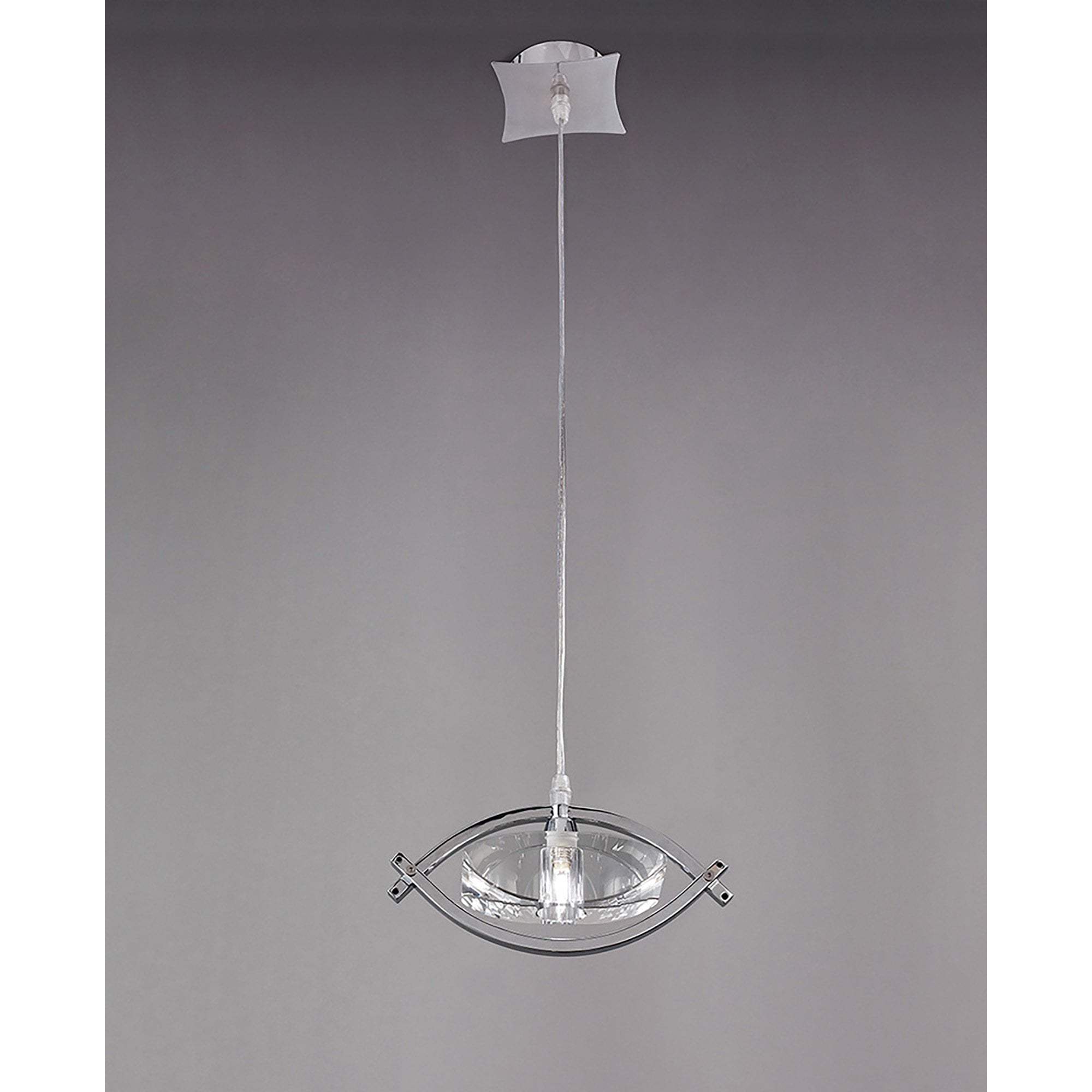 M0899 Kromo Pendant 1 Light G9 Polished Chrome