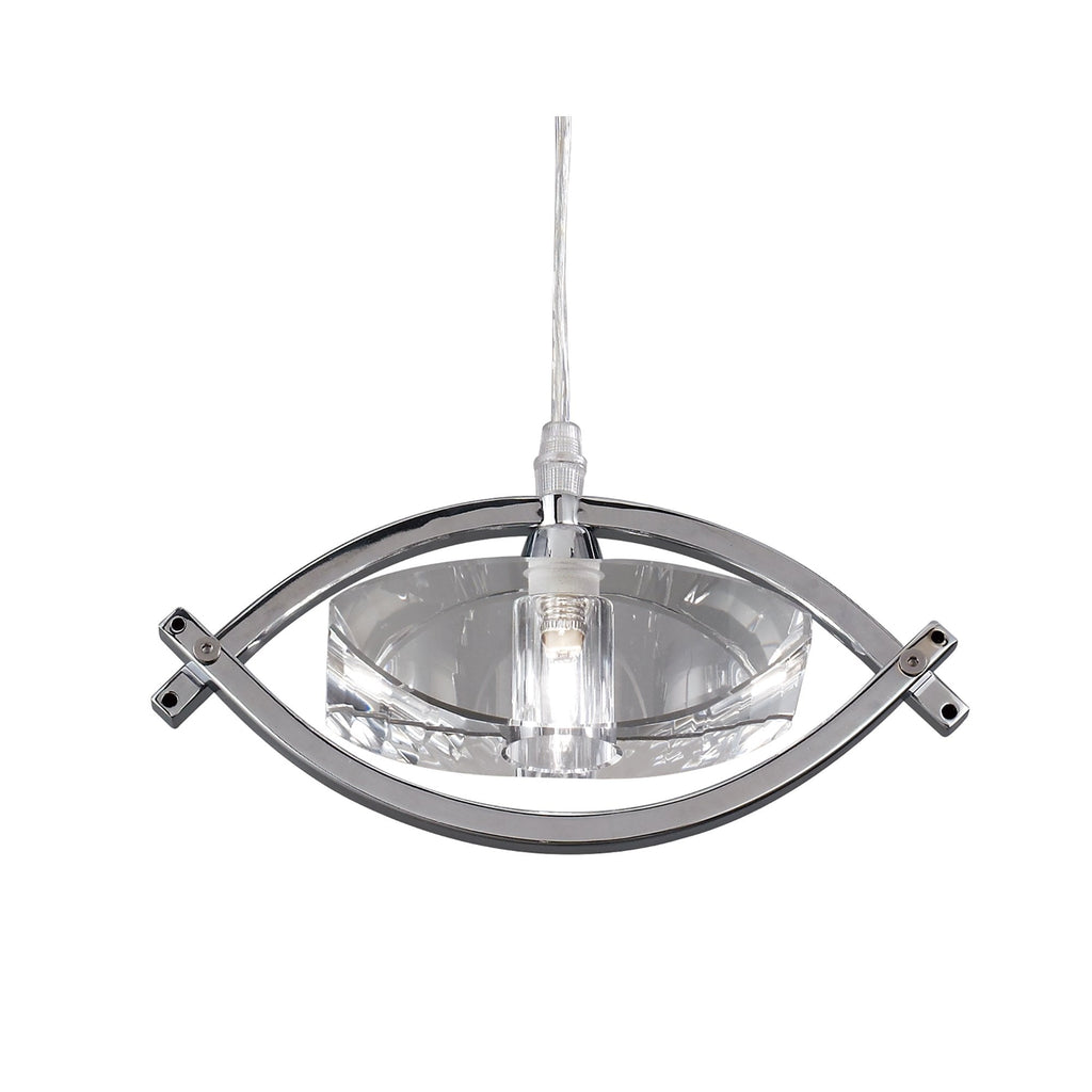 M0899 Kromo Pendant 1 Light G9 Polished Chrome