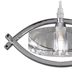 M0899 Kromo Pendant 1 Light G9 Polished Chrome
