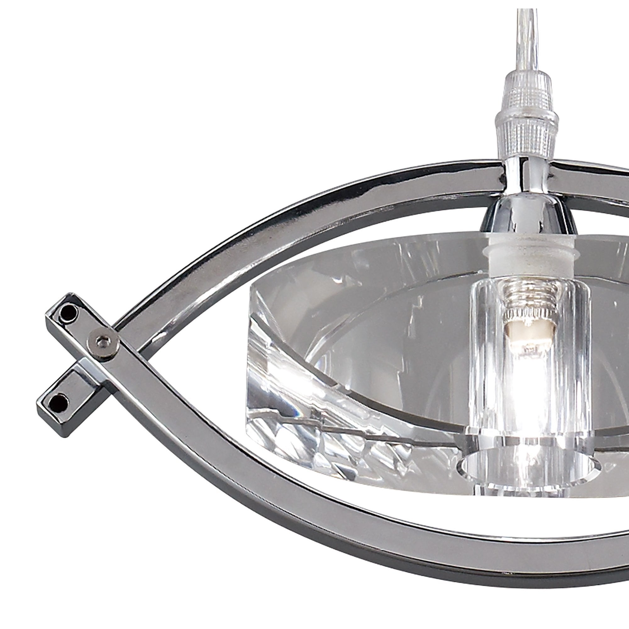 M0899 Kromo Pendant 1 Light G9 Polished Chrome