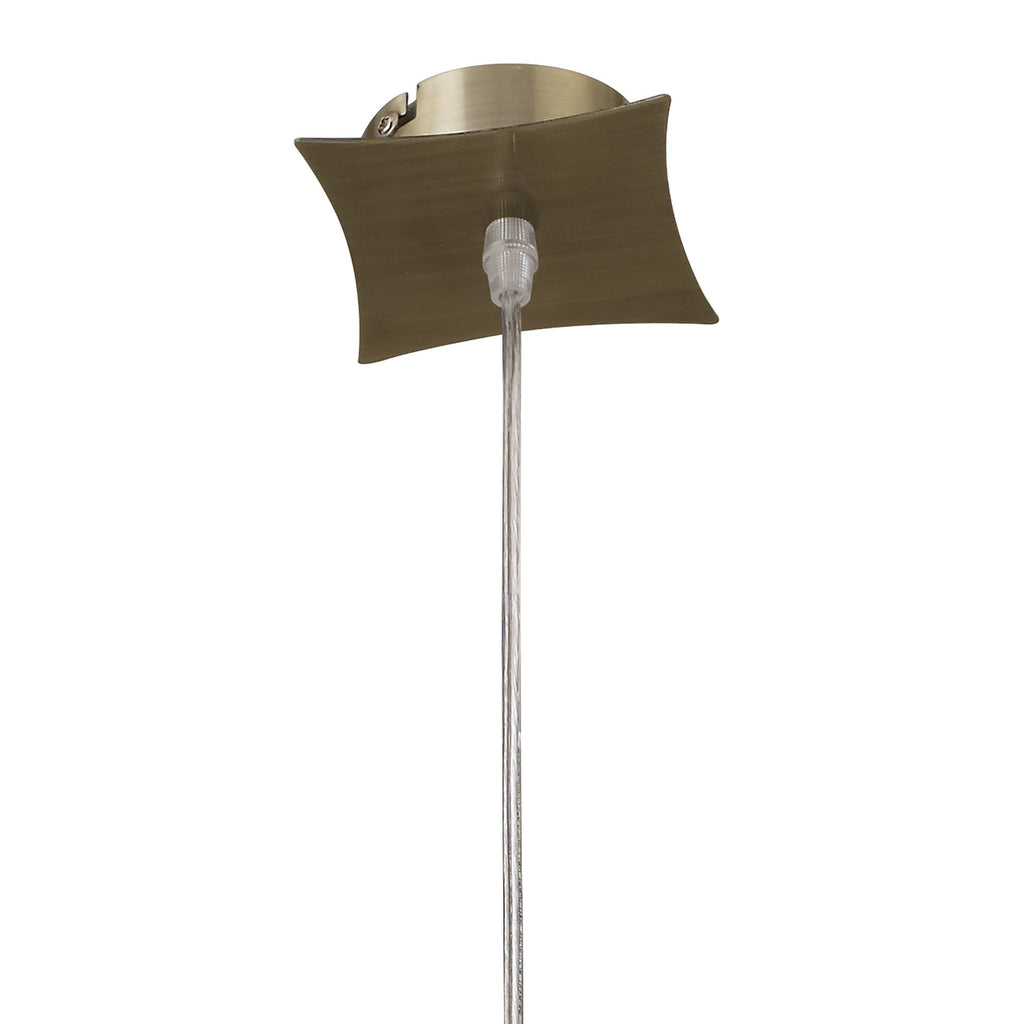 M0899AB Kromo Pendant 1 Light G9 Antique Brass