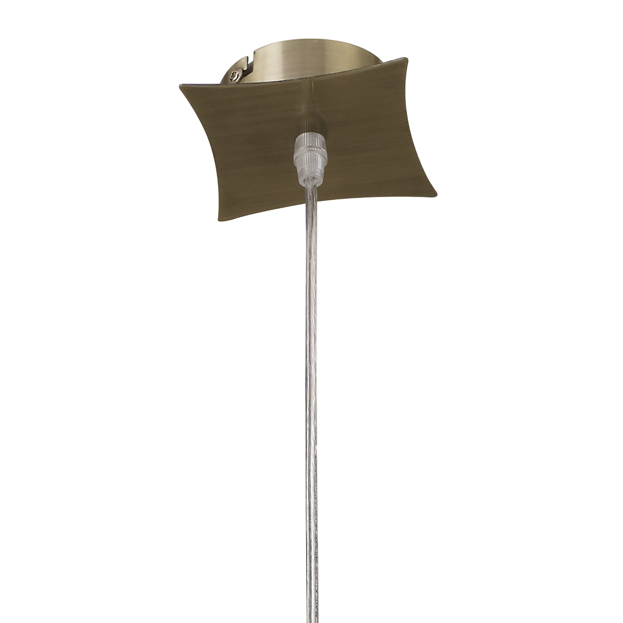 M0899AB Kromo Pendant 1 Light G9 Antique Brass