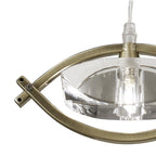 M0899AB Kromo Pendant 1 Light G9 Antique Brass