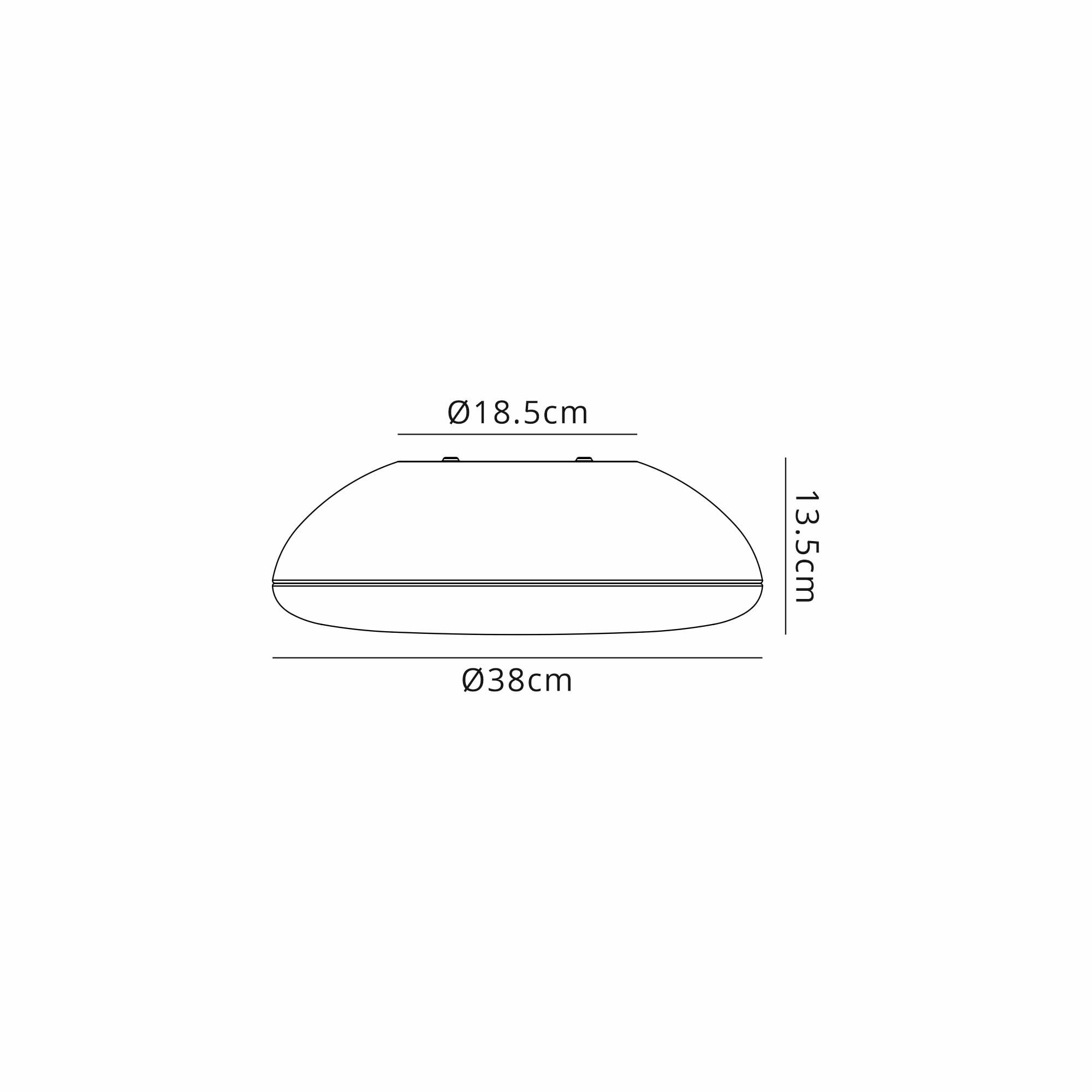 M8131 Kazz Ceiling 38cm Round 4 Light White