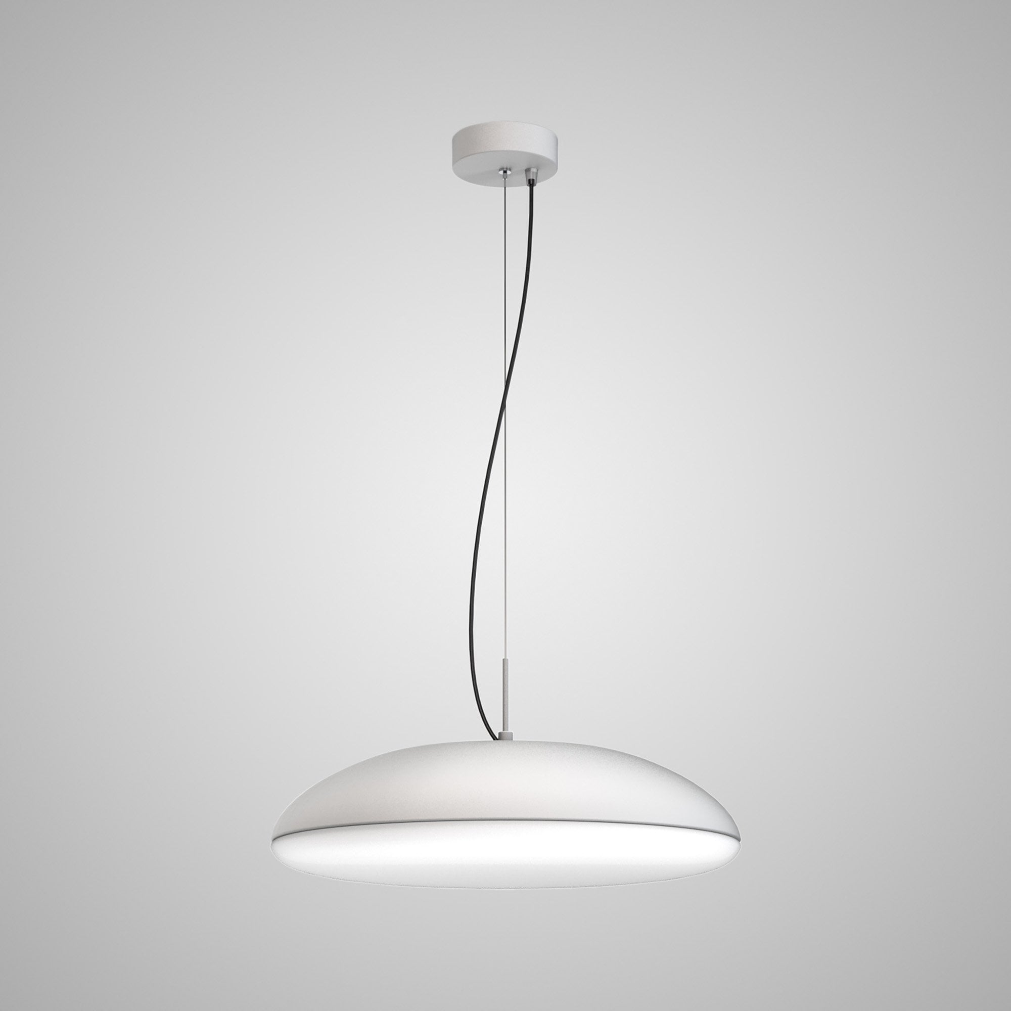 M8140 Kazz Pendant 50cm Round 6 Light White
