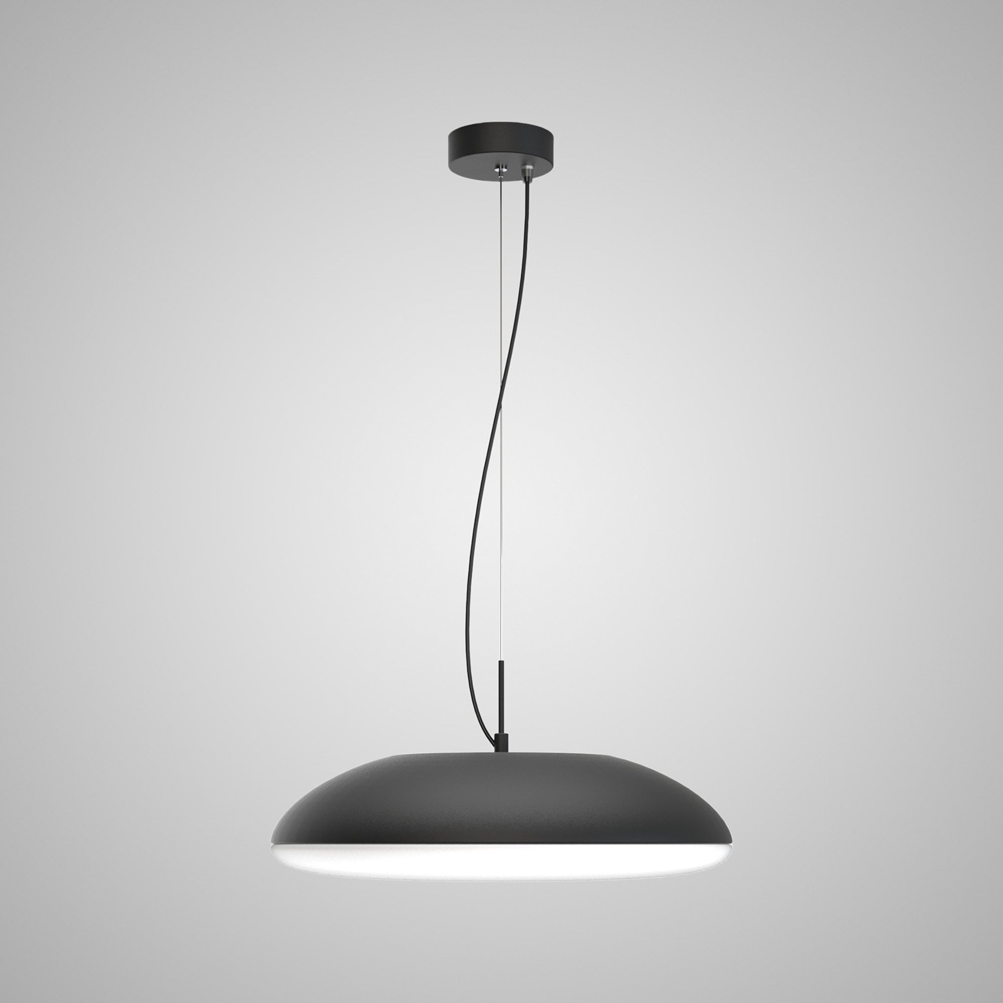 M8141 Kazz Pendant 50cm Round 6 Light Black