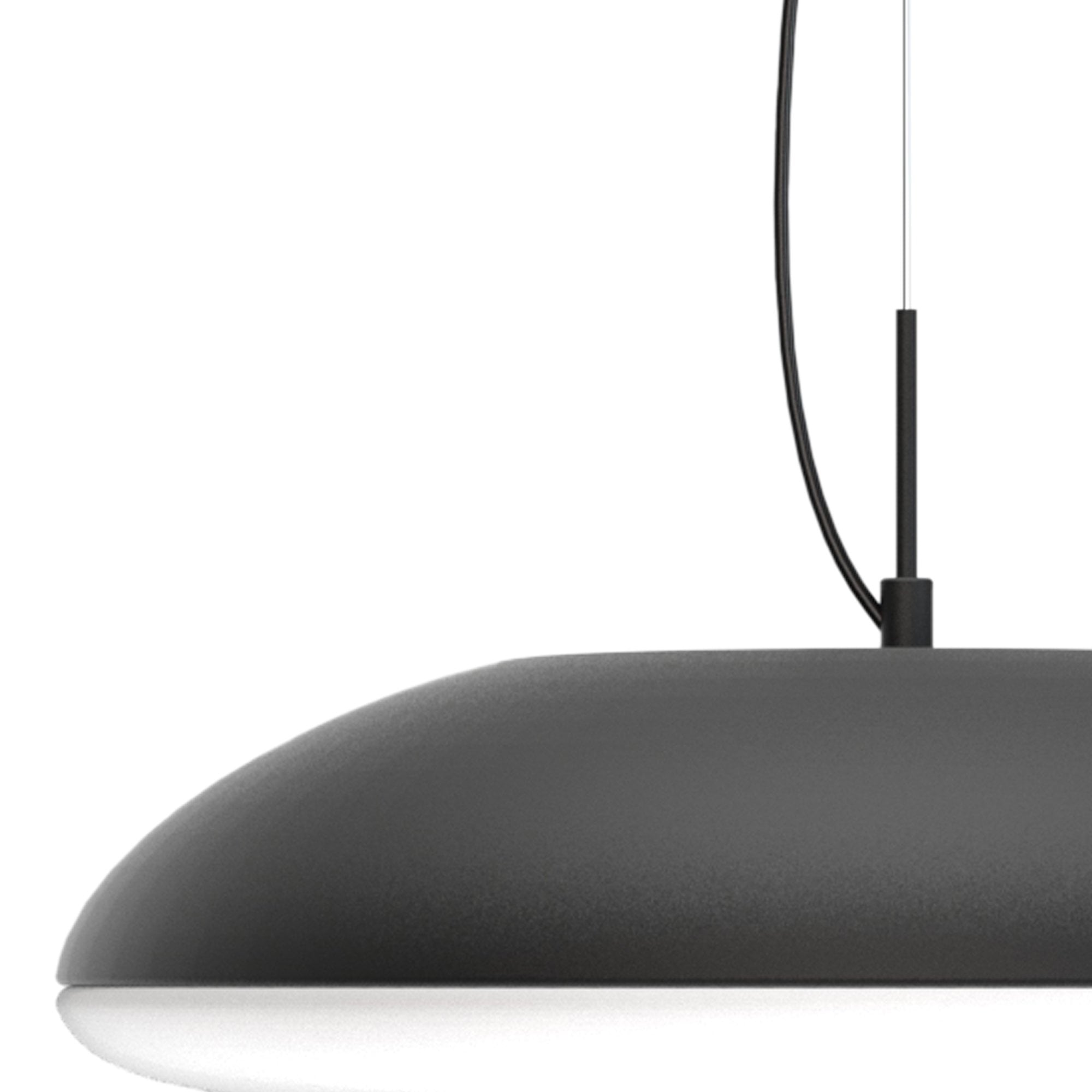 M8141 Kazz Pendant 50cm Round 6 Light Black